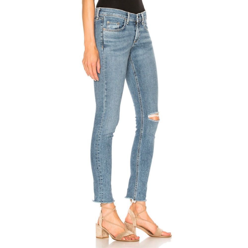 Rag & Bone Distressed Skinny Jean Denim Size 25